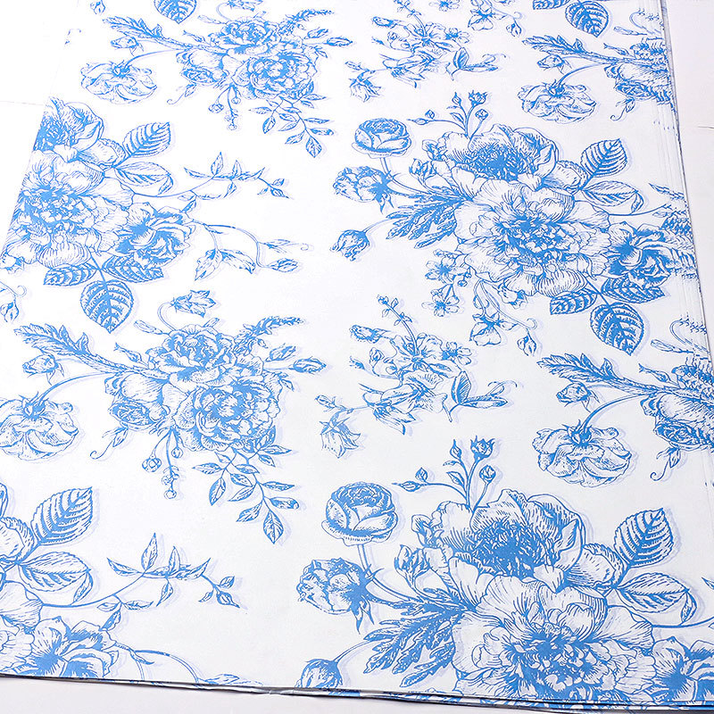 Huaxi tarde té negro retro papel de embalaje de Sydney flores flores ramo de flores artesanal papel de fusión a mano al por mayor