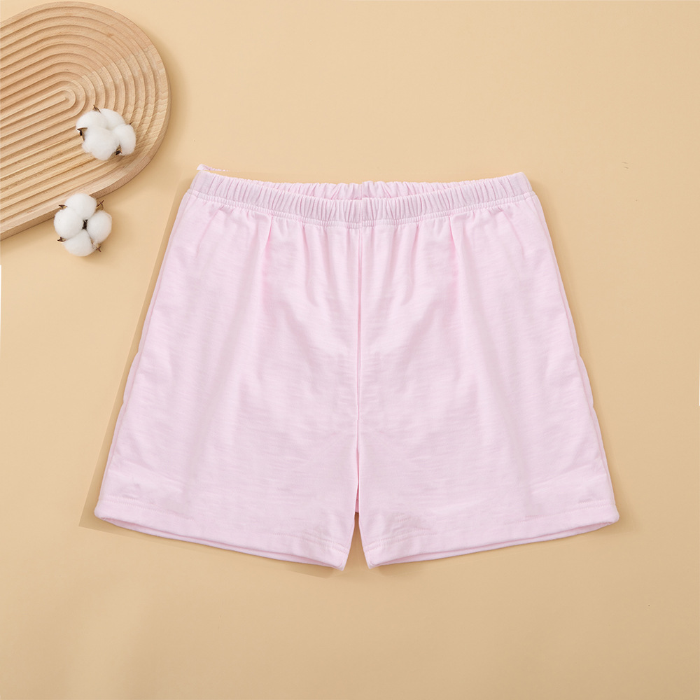 Waterproof three-quarter pants light pink XL size (suitable for 50-70kg )