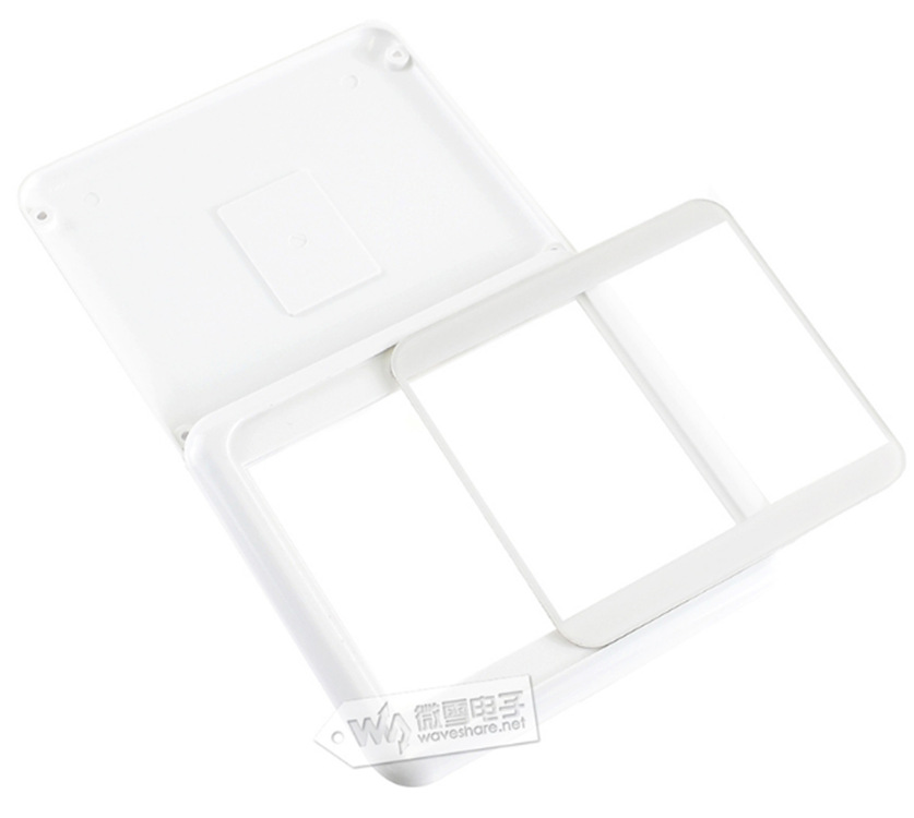 4.2寸电子墨水屏白色外壳 ABS塑料 适用4.2inch e-Paper /(B)/(C)