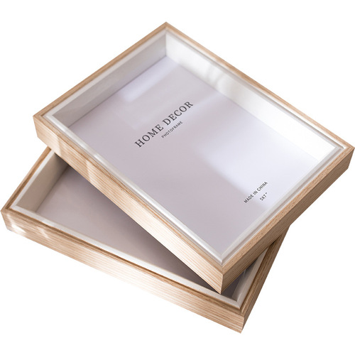 7-inch photo frame table wooden simple 10A4 seven-inch 16-inch children's photo frame wall hanging photo frame wholesale