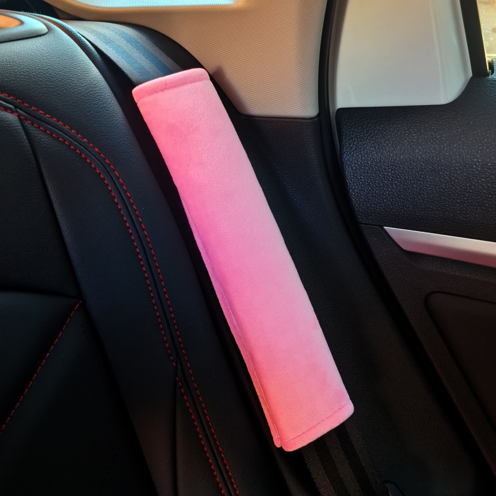 Protector de Hombro para Cinturón de Seguridad de Terciopelo de Cristal para Asiento Infantil