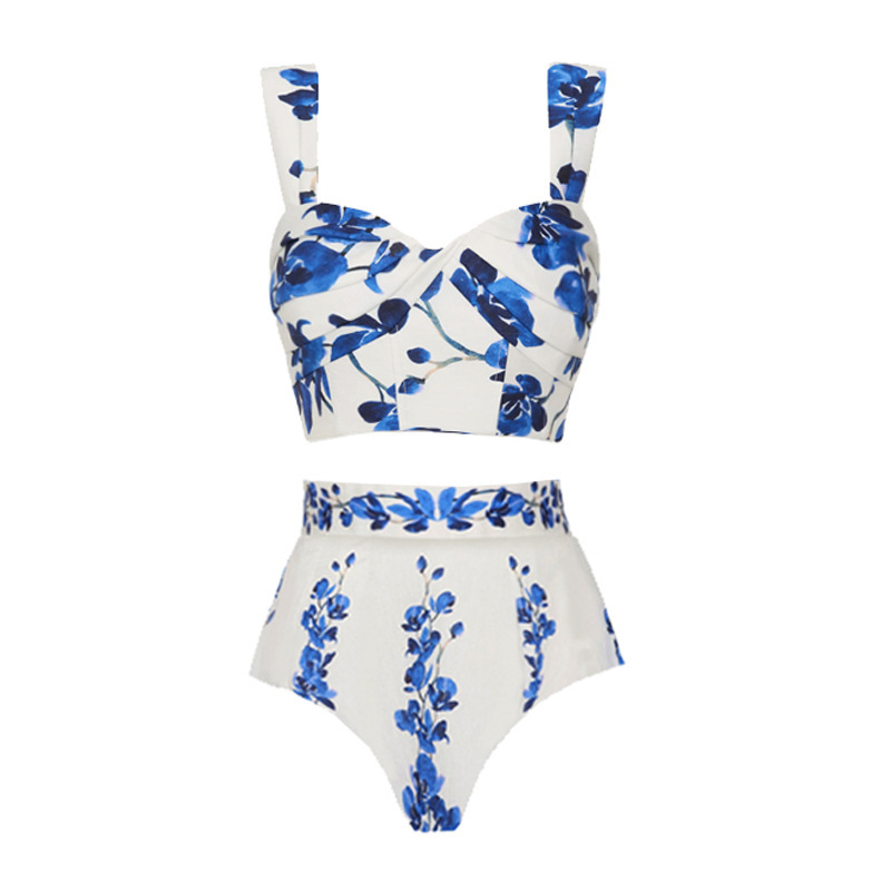 Costume intero da donna con scollo a V profondo, design fresco per le vacanze al mare, sexy, semplice, in poliestere e nylon, per l'estate._voghion.com