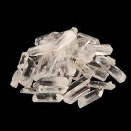 天然白水晶六棱柱单晶体水晶条矿物晶体水晶柱水晶工艺品原石批发