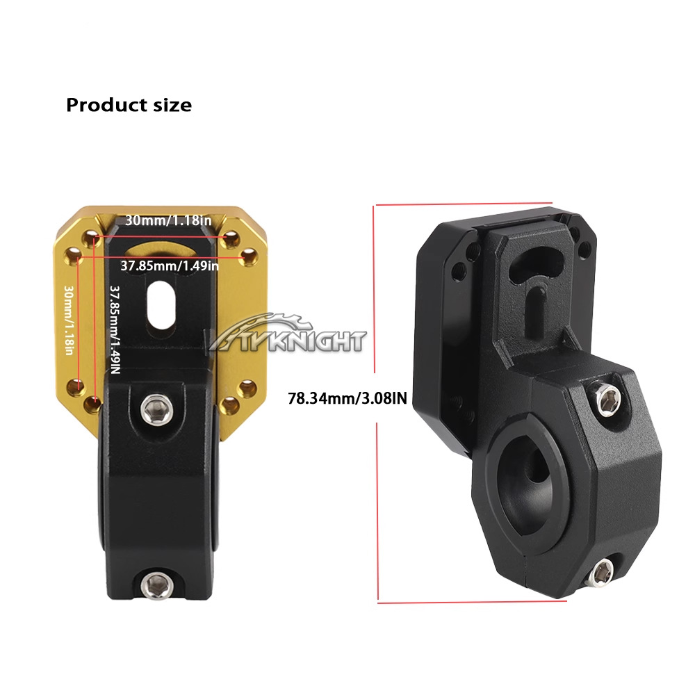 Suitable for Motorcycle Universal Gps Bmw Navigation Bracket 12Mm/22Mm/24Mm/28Mm Recorder Bracket