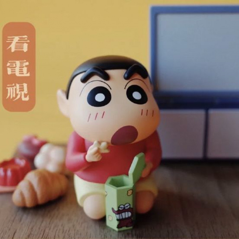 蜡笔小新日常系列盲盒手办儿童玩具潮玩周边公仔摆件桌面玩偶礼物|undefined