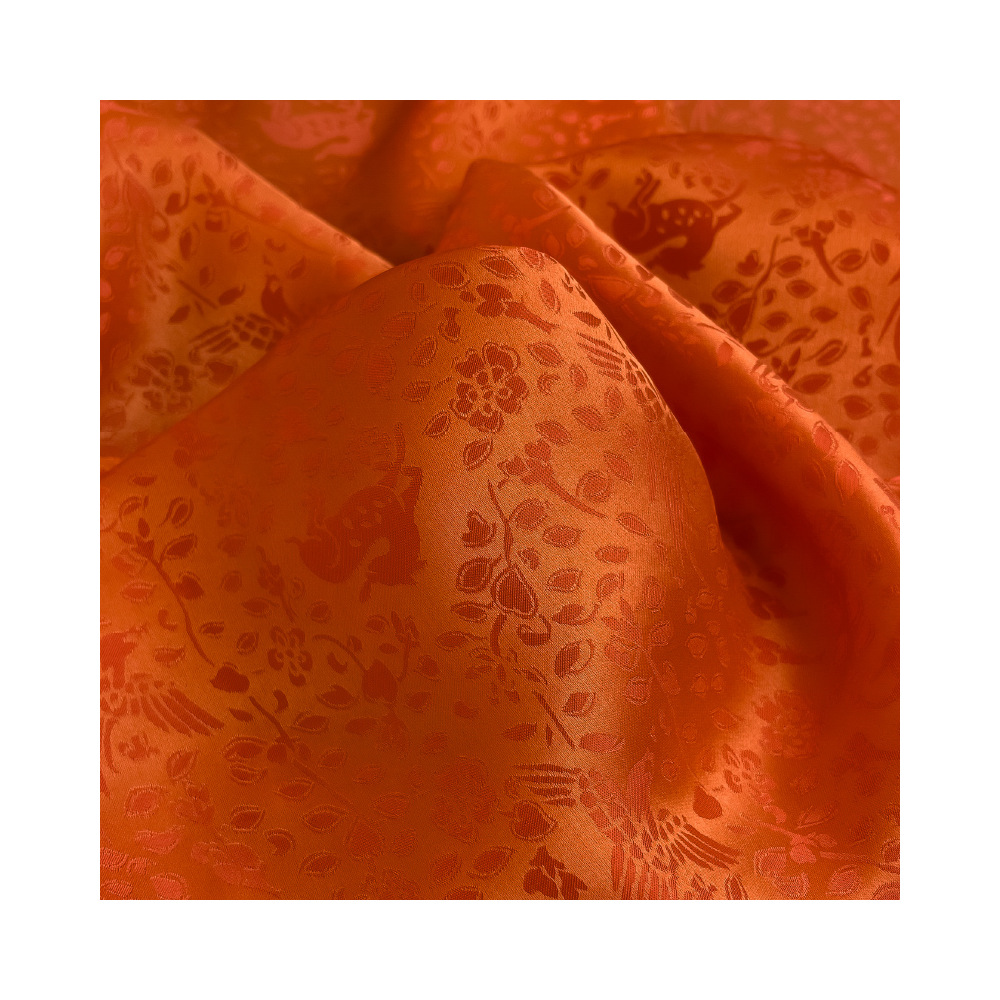 Jacquard de seda 19MM114CM2024 nuevos productos de tela de seda camisa vestido pijama ropa de cama
