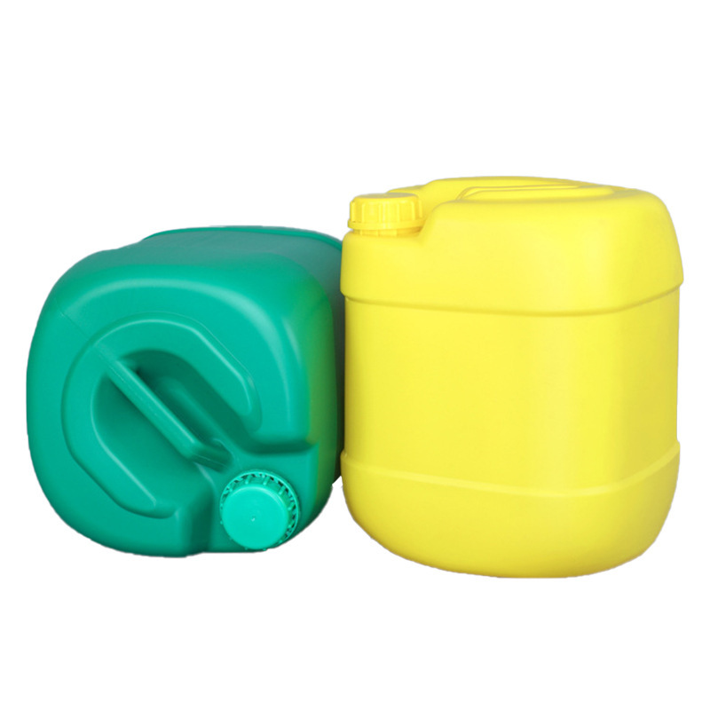 蓝色20L塑料包装罐25升圆形化工桶30KG堆码桶20公斤小口液体桶