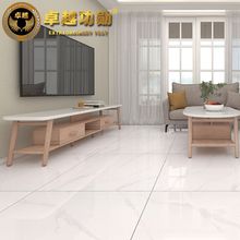 负离子大理石瓷抛砖北欧瓷砖800x800防滑耐磨地板砖佛山白色磁砖