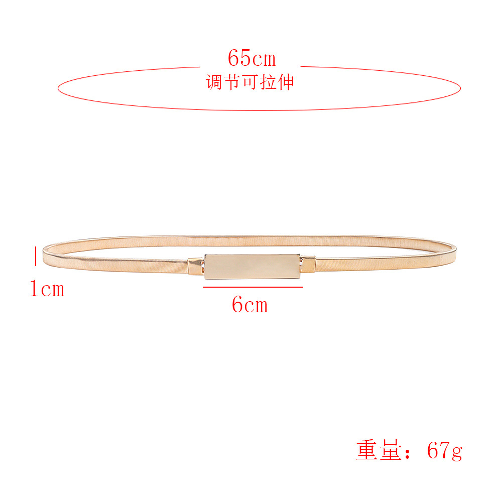 6cm 폭 버클 골드