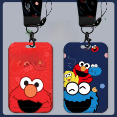 Sesame Street cartoon card holder student and child pick-up card holder work permit factory brand bus and subway card holder wholesale