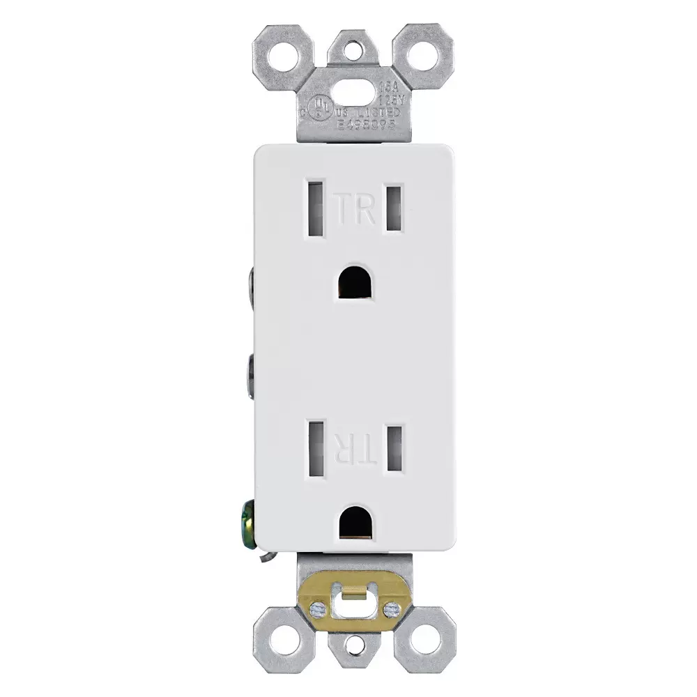 美标美式UL认证墙壁插座白色插座带TR 15A/20A 美规插座110-125V