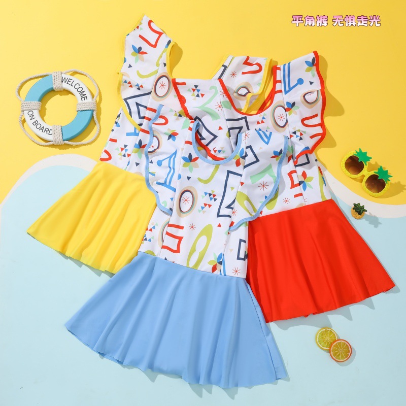 Children's fashionable quick dry split fresh cute swimwear for…