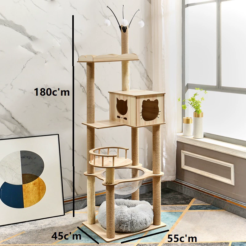 Оптовая продажа, внешняя торговля, рамка для лазания кошек, кошачье гнездо, кошачье дерево, интегрированная когтеточка для кошек, платформа для прыжков кошек, вилла, игрушка для кошек, домашнее животное