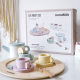 Cross-border Nordic Style Ins Children's Simulation Tea Set Play House Baby Kitchen Girls suit Afternoon Tea Toys