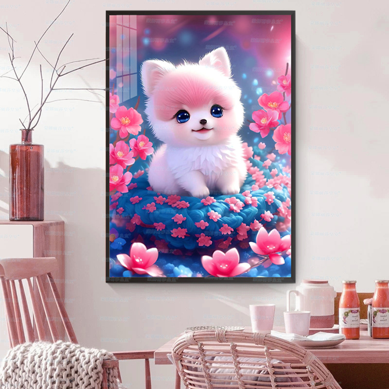 Monalisa Royal punto de cruz lindo cachorro II 2024 nuevo simple lindo hilo bordado curarse bordado image 9