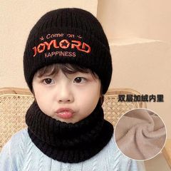 子供の帽子の男性のファッションの秋冬のニットのアルファベットの毛糸の帽子の冬のかわいい男の子の女の子の赤ちゃんの保温の帽子