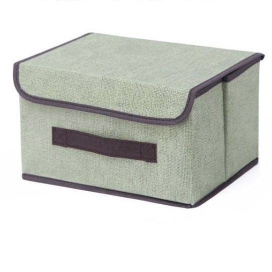 Foldable small storage box non-woven cloth for auto