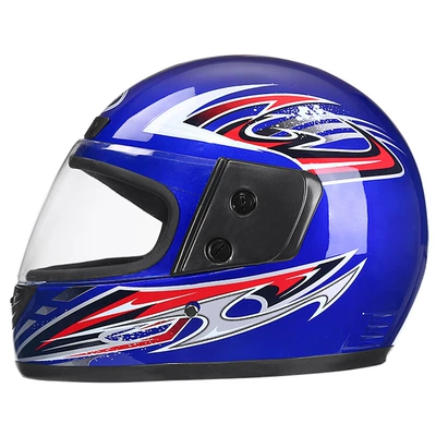 Motosiklet kaskı (dəbilqə) Car Helmet Riding - blue