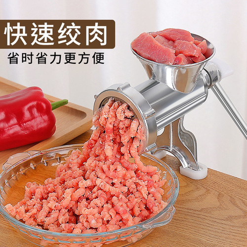 Home Use Hand Crank Sausage Making Machine Sausage Machine Chili Pepper Chopper Grinding Shredder Vegetable Chopper Manual Meat Grinder Sausage Filler