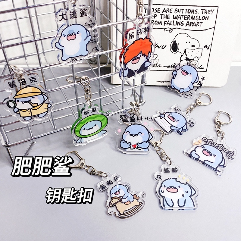Custom acrylic keychains, creative cartoon DIY key pendants, cute ornaments, anime and celebrity merchandise customization
