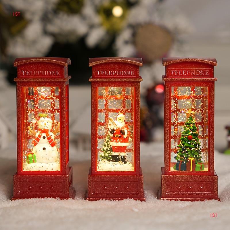 Regalos de Navidad para niños regalos de árbol de Navidad decoraciones de luces nocturnas ornamentaciones bolas de cristal 2025 nuevas niñas