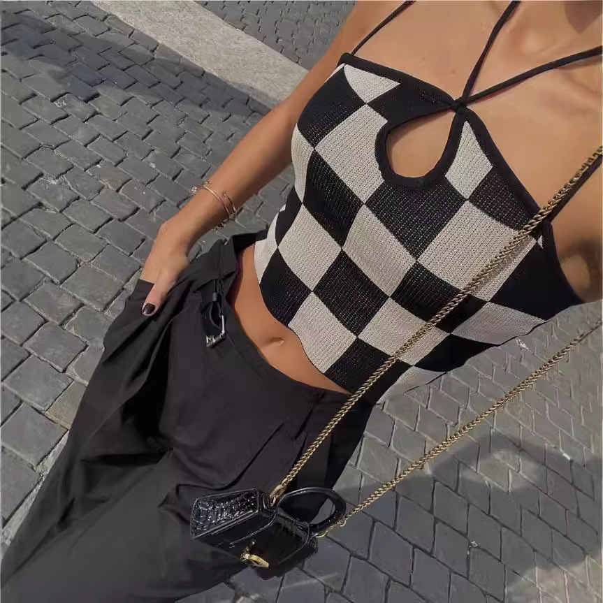 Retro brand summer sexy T-shirt