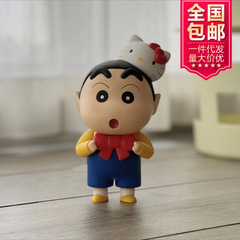 批发/代发蜡笔小新可爱kt小新手办站姿新之助公仔动漫摆件蜡笔小
