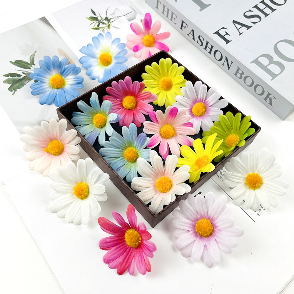 Korean style large dancing chrysanthemum flower diy antique clothing clothing hat material with small wild chrysanthemum fake flower photography ornaments