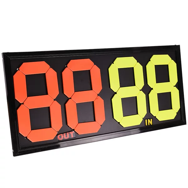4-digit football match double-sided manual substitution card 2-digit substitution display card football match referee special tool