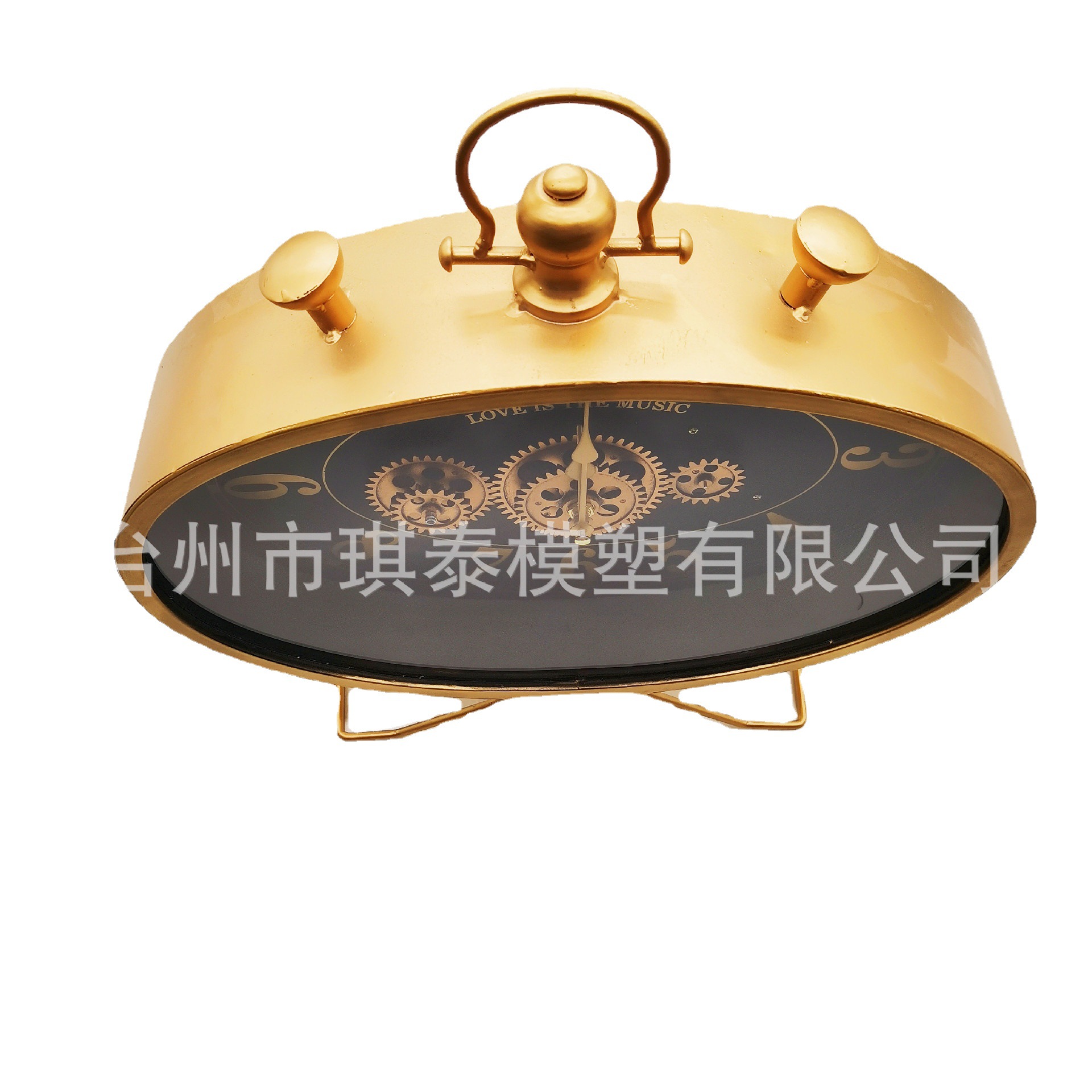 欧美齿轮大挂钟客厅大堂书房酒店怀旧主题工艺品装饰挂钟