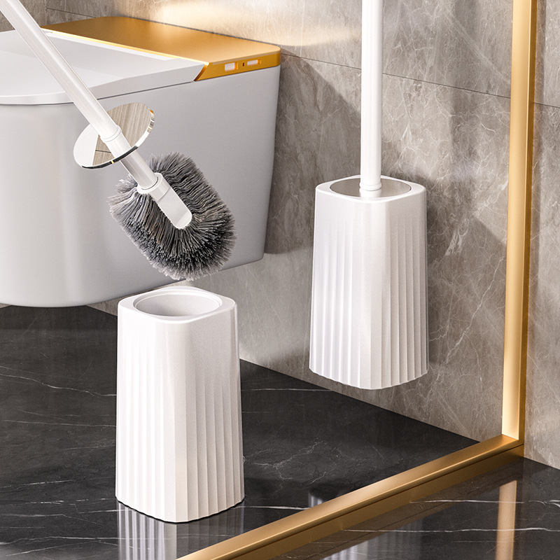 Toilet Brush No Dead Angle Toilet Brush Wall-mounted Long-handled Cleaning Brush Wall-mounted Home Bathroom Cleaning Set