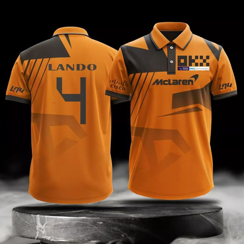 2025年新作 F1 レーシングスーツ フェラーリ メルセデスベンツ マクラーレン 半袖Tシャツ POLO 同チーム|undefined