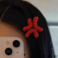 Заколка для волос Angry, капля воды, Angry, креативная забавная утка, вязаный крючком, шерстяной головной убор, цельный зажим, боковой зажим, бесплатная доставка