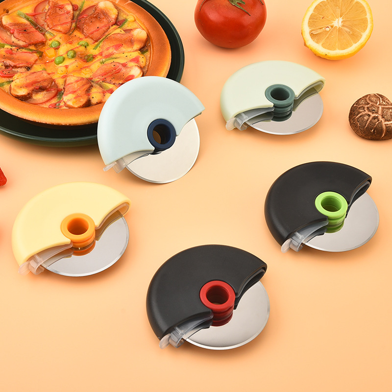 원형 롤러 피자칼, 케이크 커터, 분리 및 세척 가능한 스테인리스 케이크칼, 주방 도구, 파인애플 케이크 틀