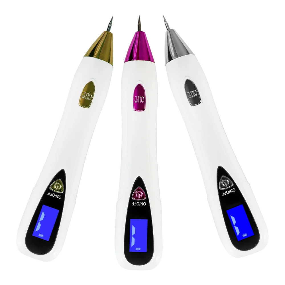 Портативный прибор для удаления родинок и пигментных пятен, оптовая продажа, перезаряжаемый, с LED/LCD экраном, для домашнего использования, девять уровней, для удаления белых пятен