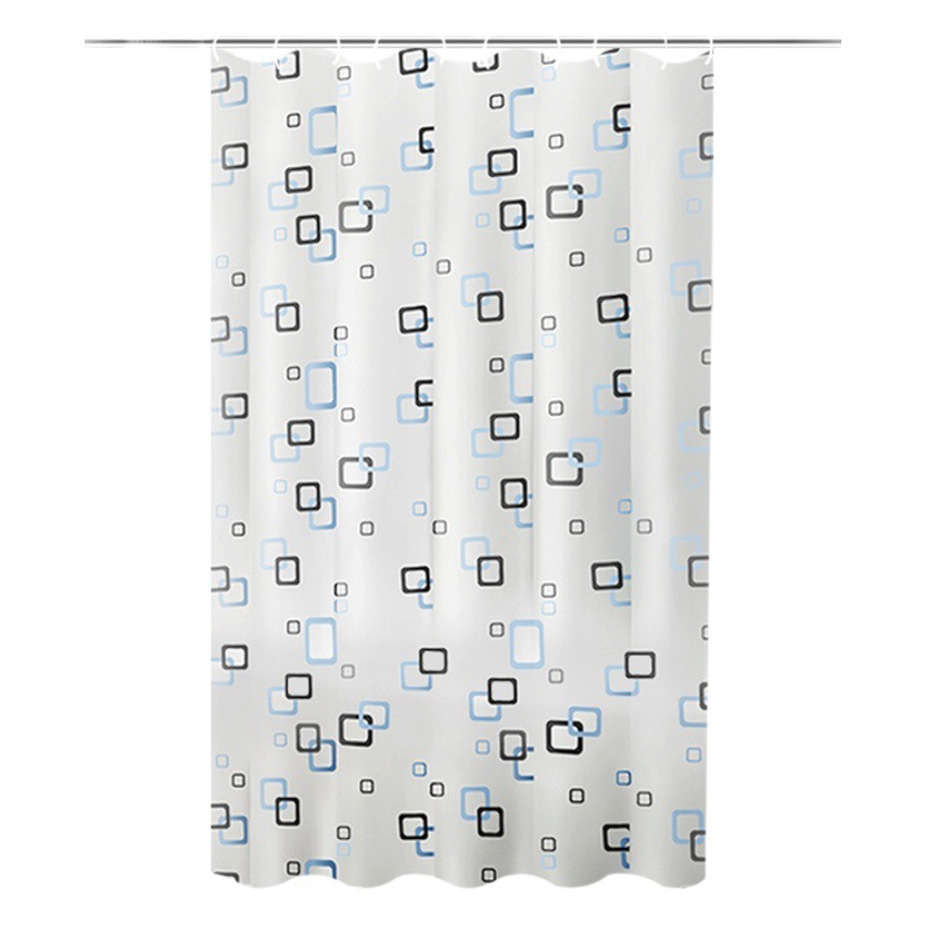 Waterproof and Mildew-Resistant Thickened Bathroom Curtain, No-Drill Peva Partition Curtain, Bathroom Dry and Wet Separation Shower Curtain