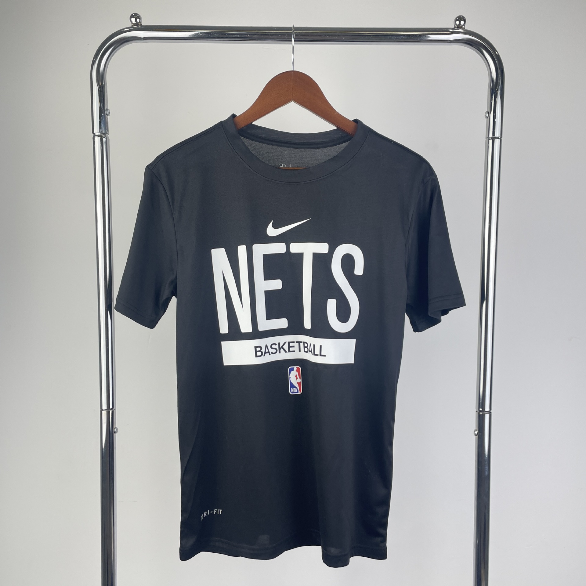American Basketball Short-sleeved T-shirt Men's Lakers Curry Warriors Nets Training Clothes Quick-drying Leisure Sports Summer NBAT Shirt