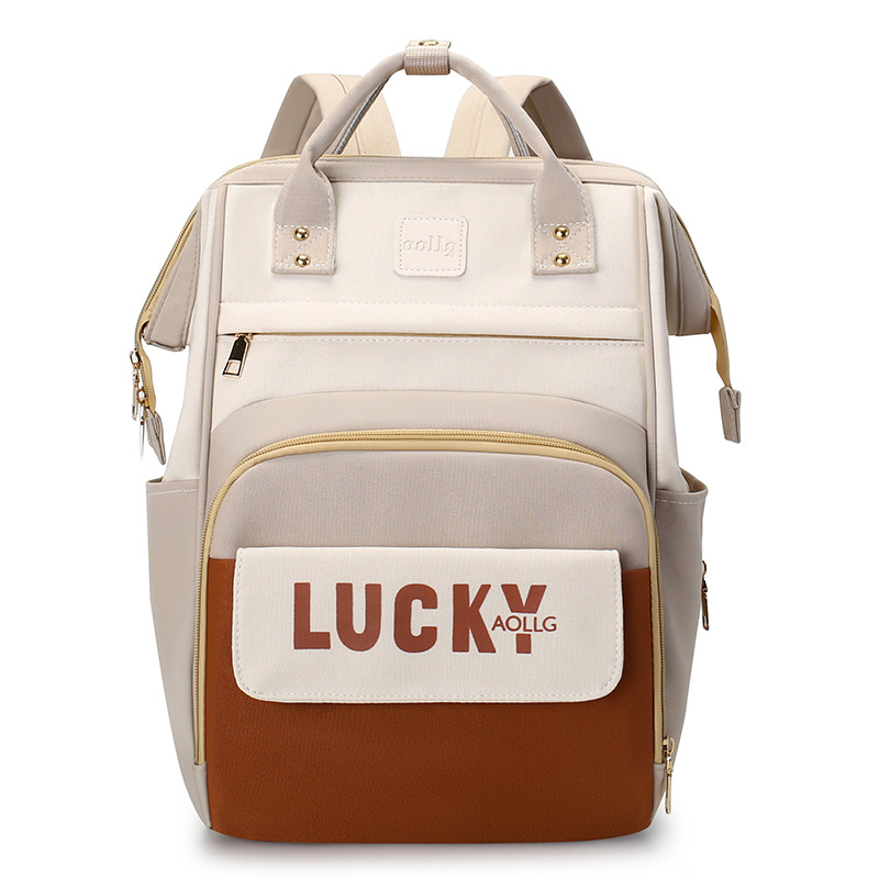 Gran capacidad nueva bolsa de mamás portátil al aire libre bolsa de bebés de almacenamiento multifuncional doble bolsa de madre y bebé