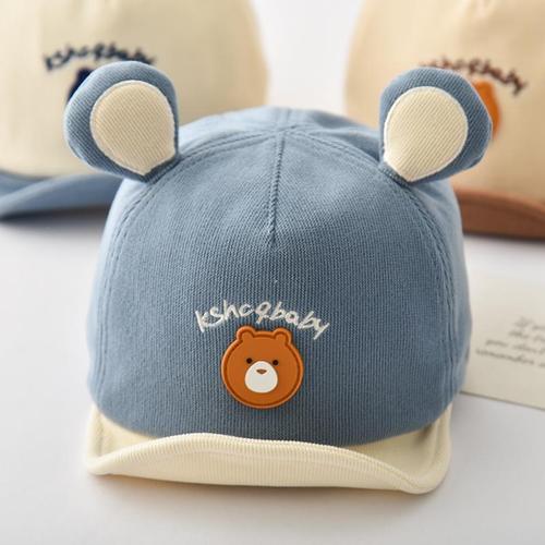Baby hats spring and autumn boys and girls autumn and winter caps cute infant sun visor children's baseball caps trendy