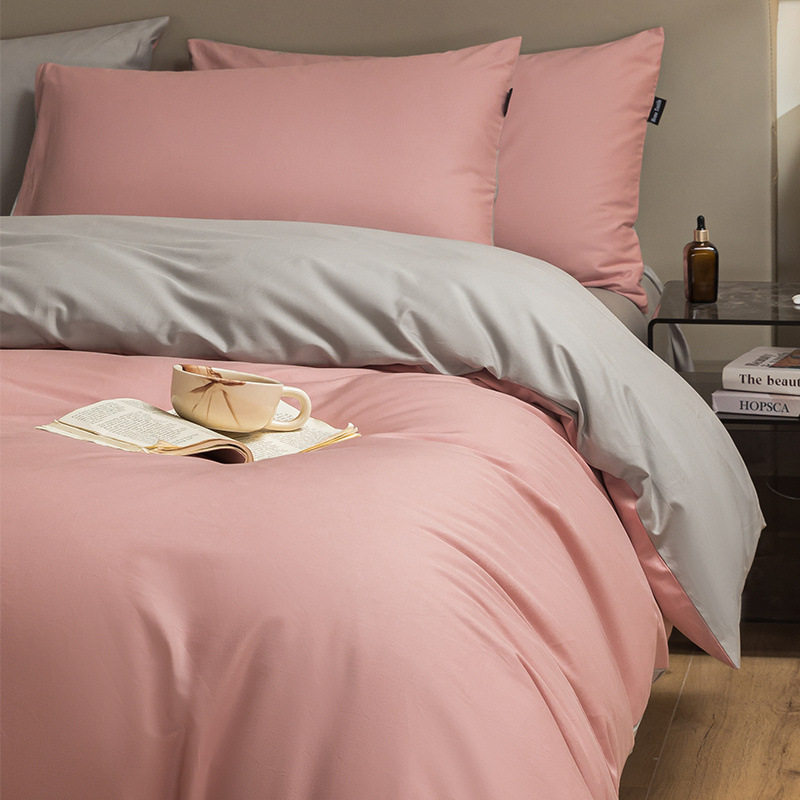 60 camas de algodón conjunto de cuatro piezas 2025 nueva sábanas de algodón de lujo ligero de algodón largo cuatro estaciones colcha de cama universal