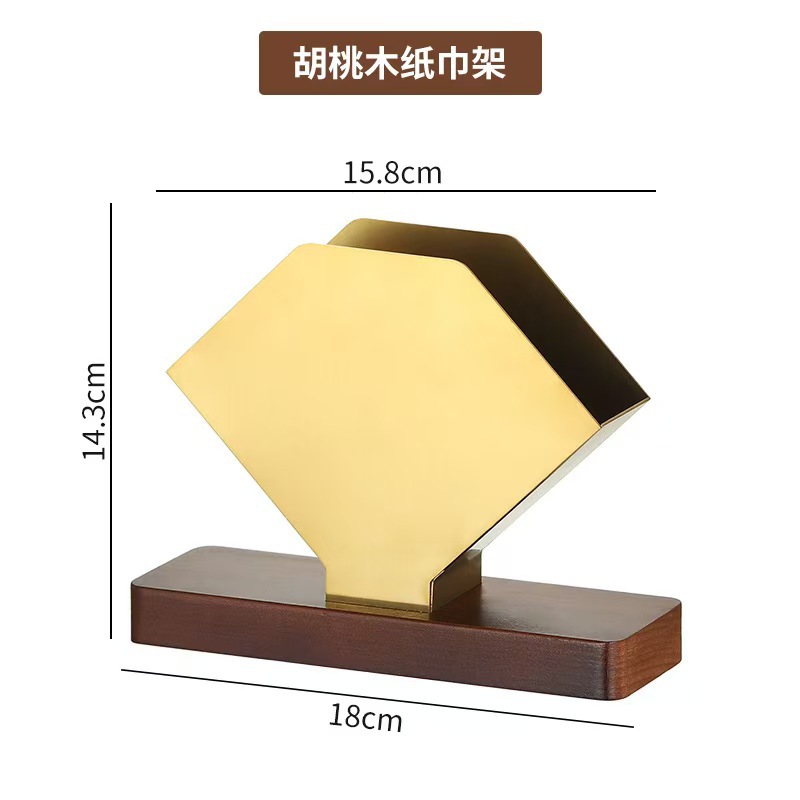 Creativo asiento de toallas de acero inoxidable estante cuadrado restaurante hotel estante de toallas de escritorio simple estante de servilletas asiento de prensa europea