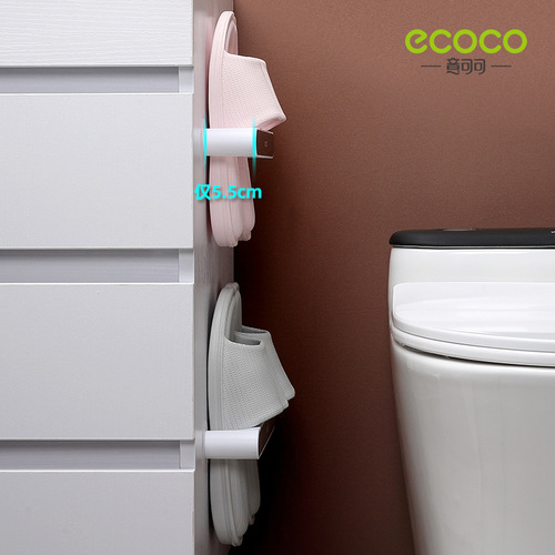Bathroom punch-free slipper rack bathroom rack shoe storage artifact toilet wall hanging rack bracket shelf