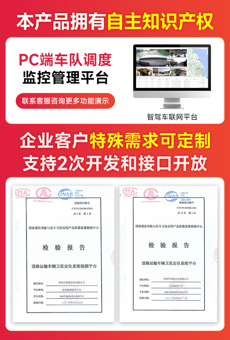 Taxi Dash Cam Real-Time Positioning Remote Monitoring Driver Detection