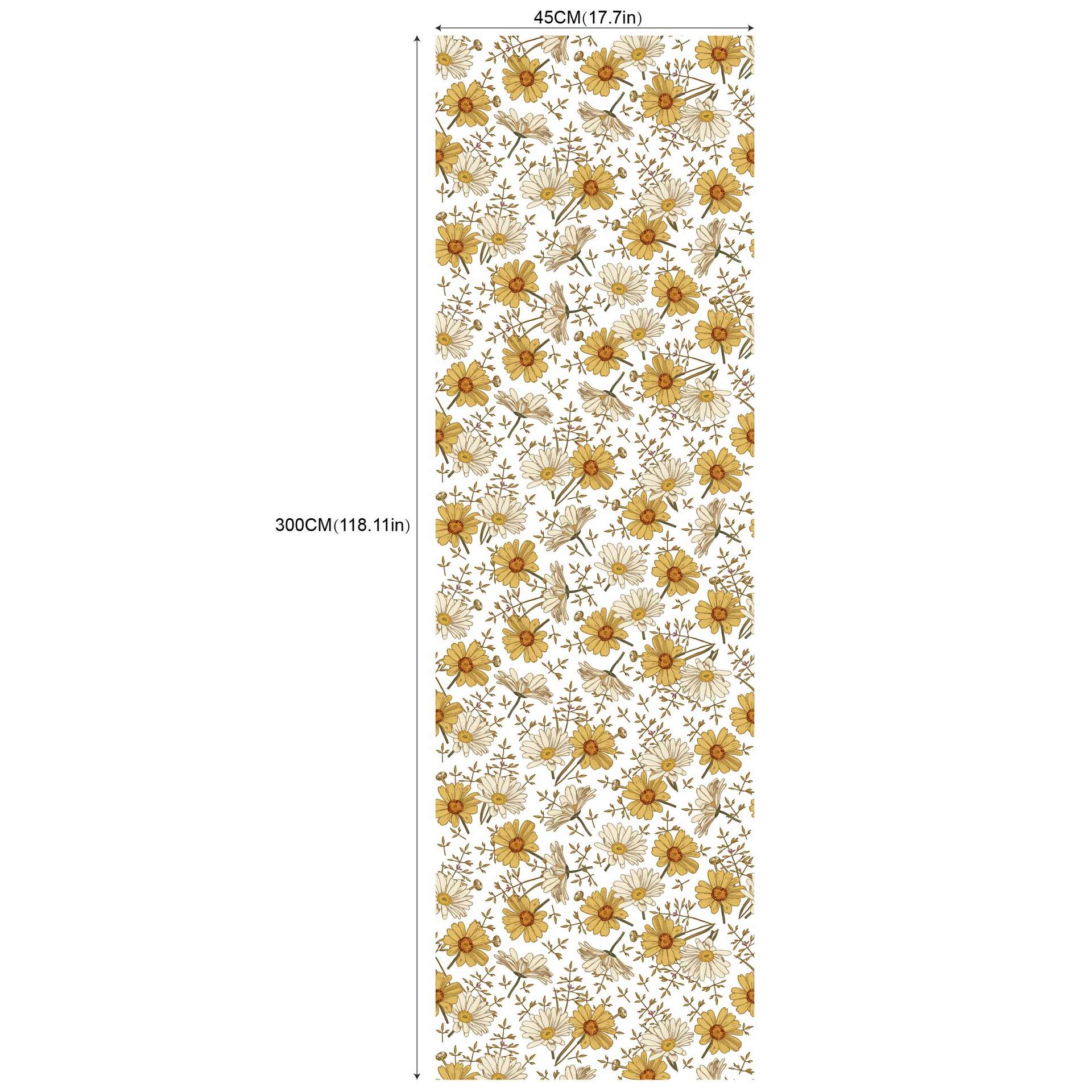 Fresca verde planta flor hoja limón autoadhesivo papel pintado dormitorio Hotel decoración papel pintado RW181-200