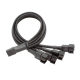 Chassis fan adapter 4Pin temperature control one-four-one-to-three HUB expansion line PWM computer fan extension line
