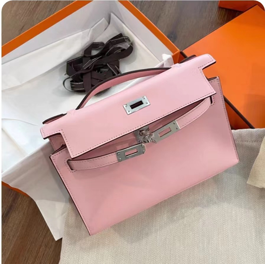 Bolso Kelly de verano, nuevo y a la moda, sencillo y elegante para ir al trabajo, clásico y versátil, bolso de mujer tipo bandolera, de mano, con un toque de calidad.