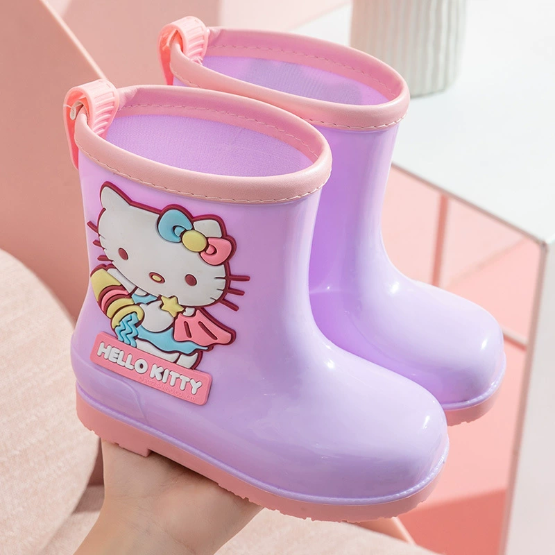 Hello Kitty, детская нескользящая обувь, обувь для раннего возраста, ботинки