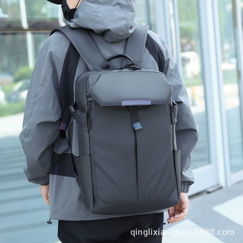 Men's Large-Capacity Casual Business Travel Laptop Backpack 2026 Wholesale Workwear Commuter Men's Backpack