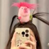 Funny headband, plush doll, hairpins, hair accessory