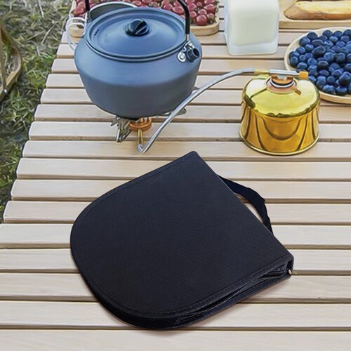 Cross-border tableware stainless steel 24-piece set outdoor camping portable handbag Western food knife, fork, spoon plate, travel tableware